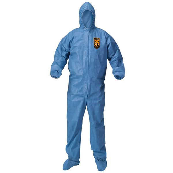 Coverall Protective Kleenguard A60 Disposable X-Large Blue 24/Ca